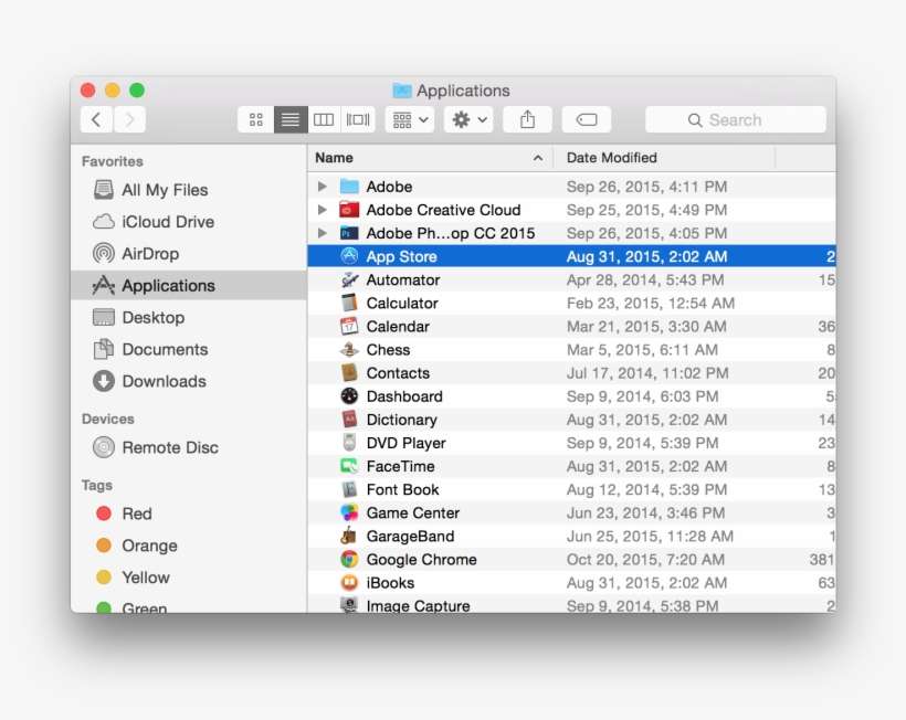 Launch The App Store From Your Applications List - Package, transparent png download