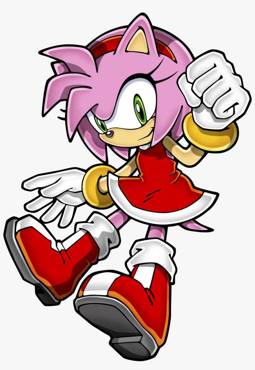 Amy-rose - Amy Rose Long Hair, transparent png download