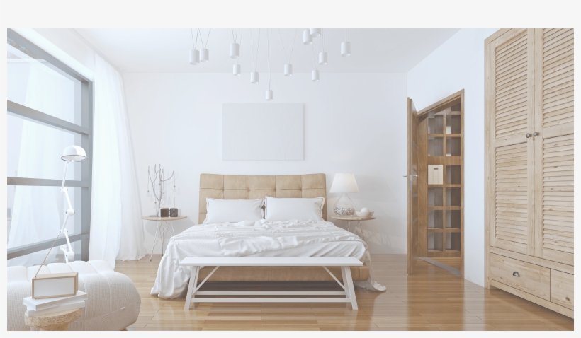 Background Image Bedroom - Arc Floor Lamp In Bedroom, transparent png download