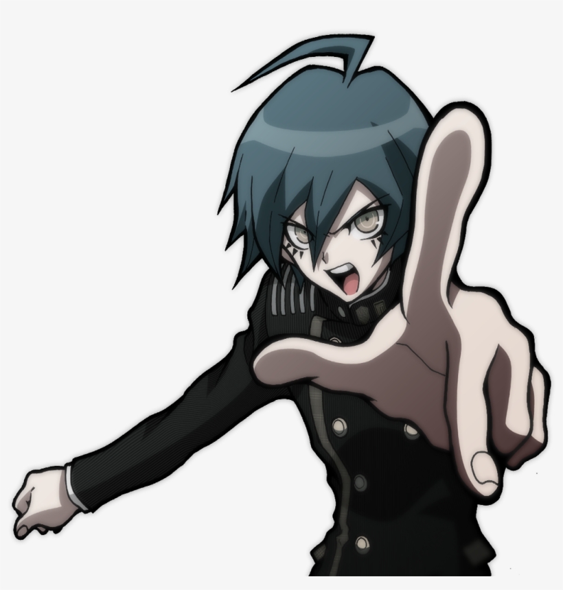 3 Drawing Danganronpa Black And White Download - Shuichi Saihara Closing Argument, transparent png download