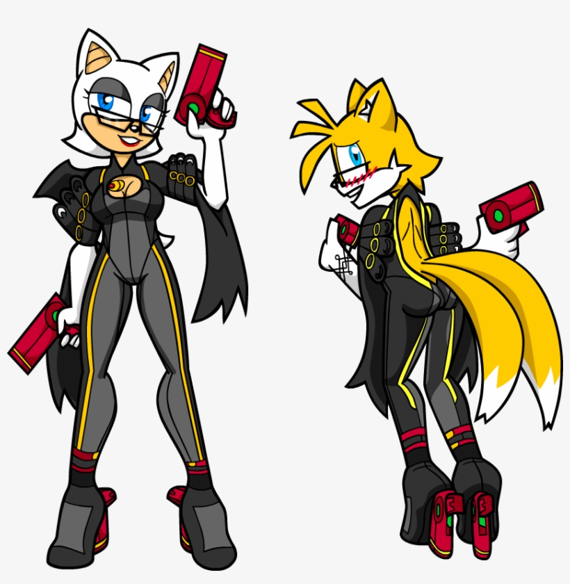 Rouge And Tails As Bayonetta - Video Game, transparent png download
