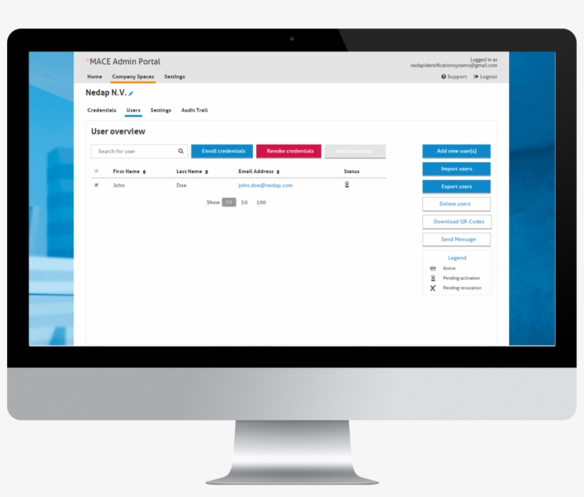Mace Admin Portal Screen - Computer Icon, transparent png download