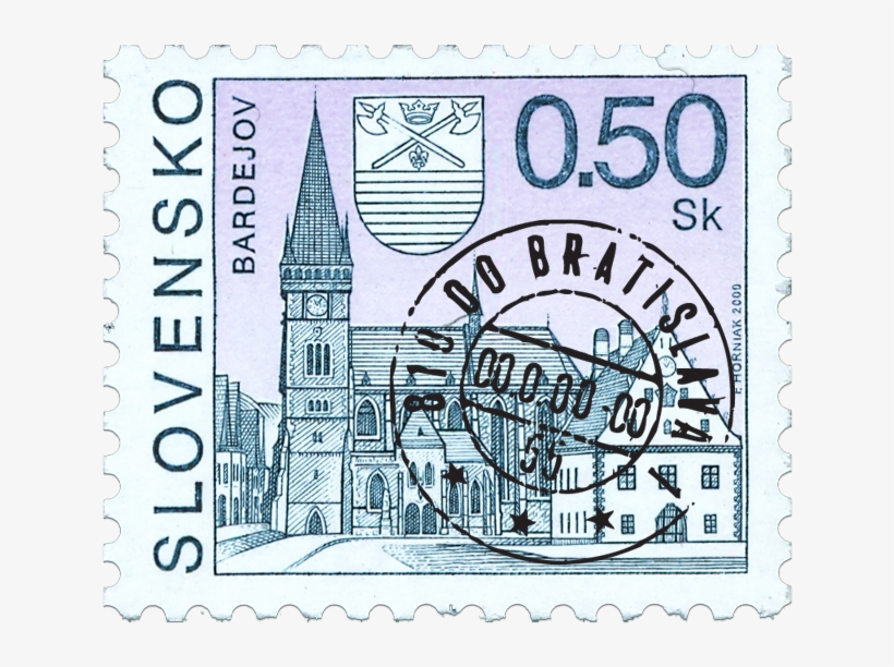 Bardejov - Postage Stamp, transparent png download