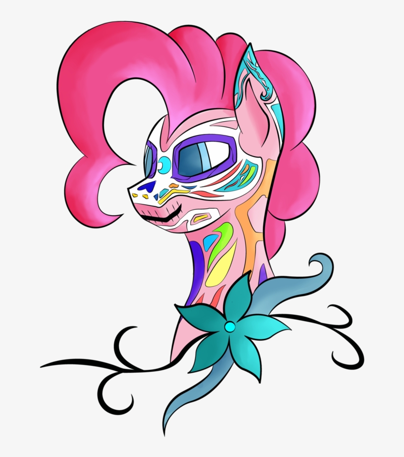 Drgnwolf, Bust, Calavera, Dia De Los Muertos, Earth - Drawing, transparent png download