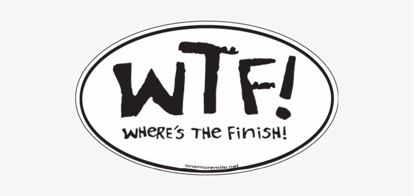 Car Magnet "wtf - Wtf Where's The Finish, transparent png download