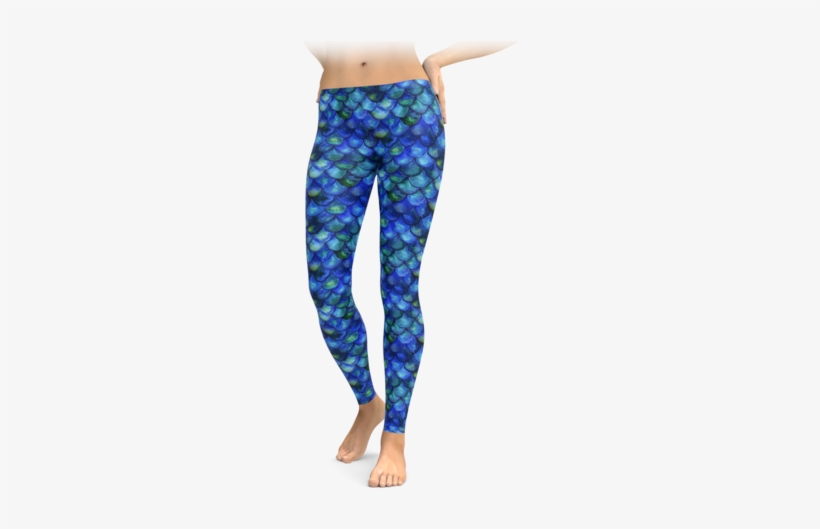 Watercolor Mermaid Scale Leggings - Native Pride - It's All Indian Land, transparent png download