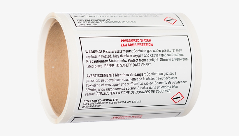 Pressure Water Blank Label, Sds Format - Label, transparent png download