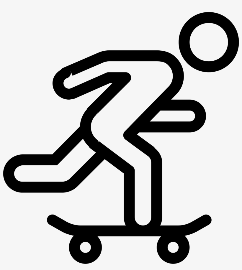 Banner Transparent Skateboarding Png Icon This Is A - Skateboarding Icon, transparent png download