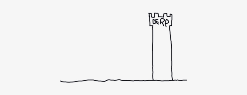 The Derp Tower Racerback Tank Top - Woman, transparent png download