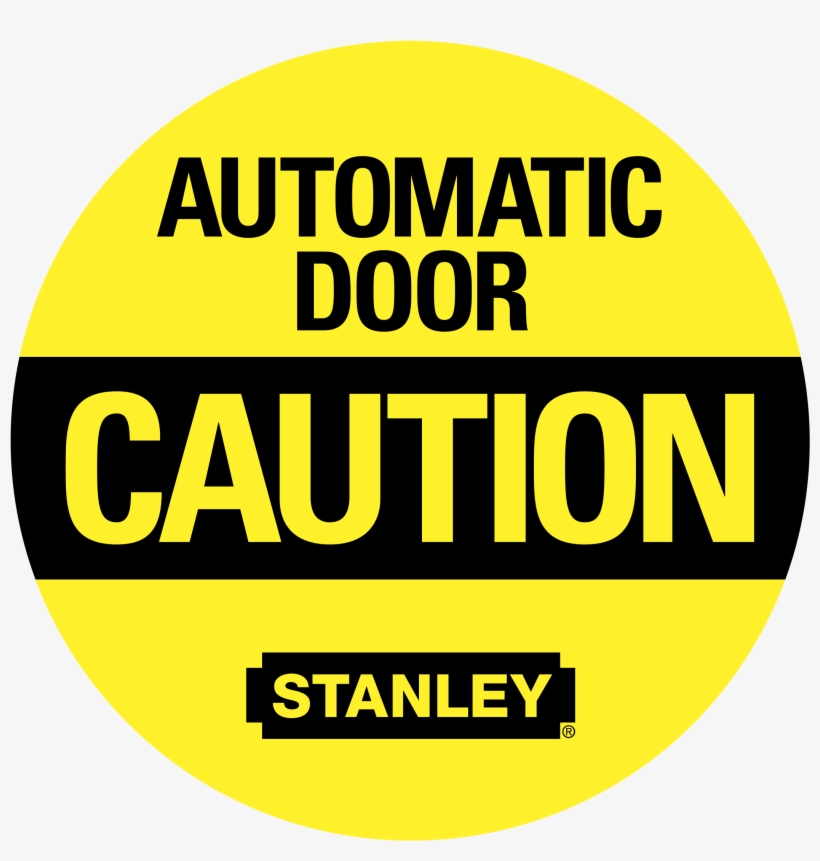 Automatic Door Caution 01 Logo Png Transparent - Forklift Seat Belt Sign, transparent png download