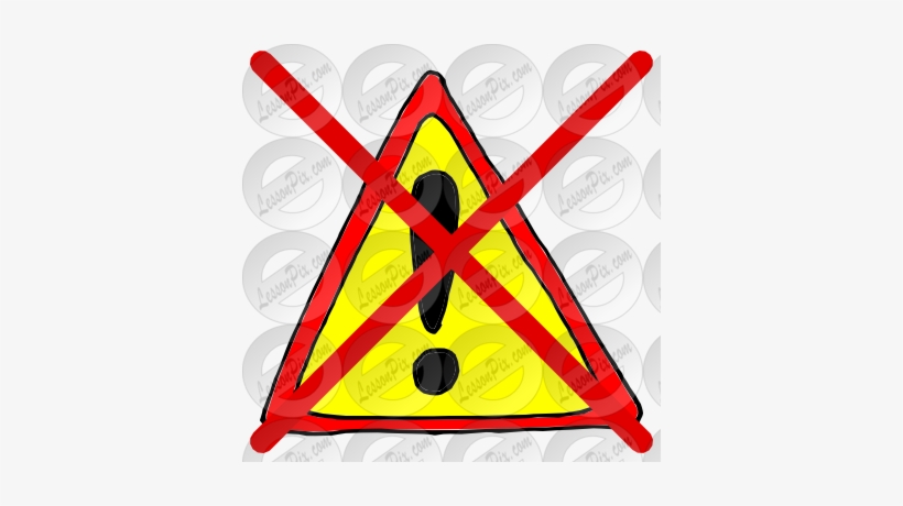Danger Clipart Proceed With Caution - Not Run In The Classroom, transparent png download