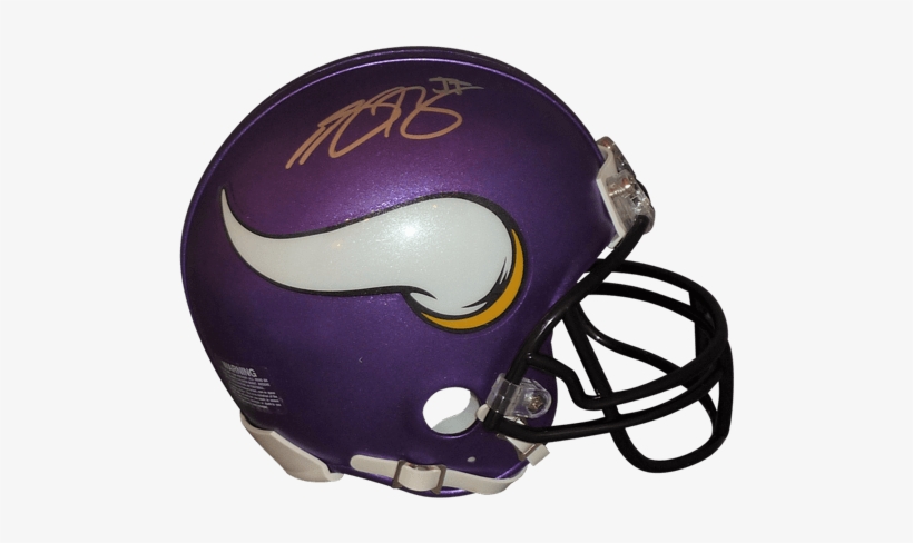 Stefon Diggs Autographed Mini Helmet, transparent png download