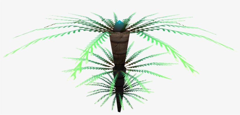 Fern Palm Flora - Subnautica Fern Palm, transparent png download