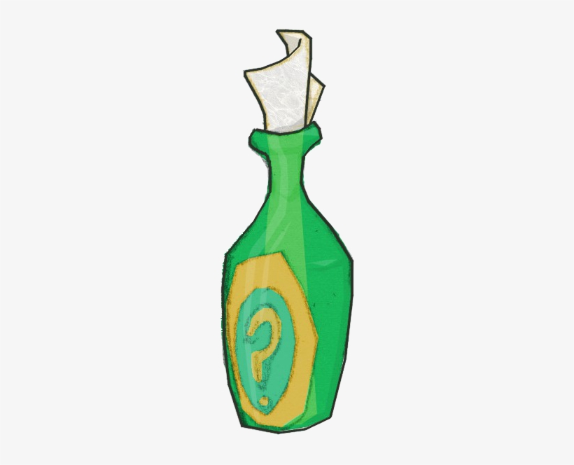 Clue Bottles First Appeared In Sly Cooper And The Thievius - Sly Cooper Mystery Bottle, transparent png download