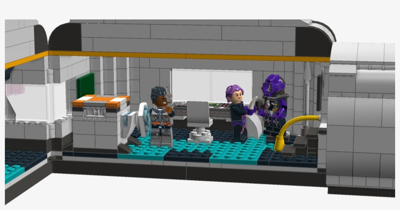 Based On The Popular Underwater Survival Game Subnautica, - Lego Subnautica Base, transparent png download