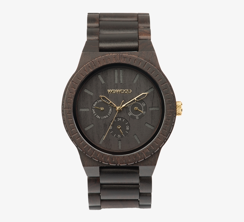 Wewood Kappa Black Gold - Wewood Uk Kappa Watch - Black Gold, transparent png download