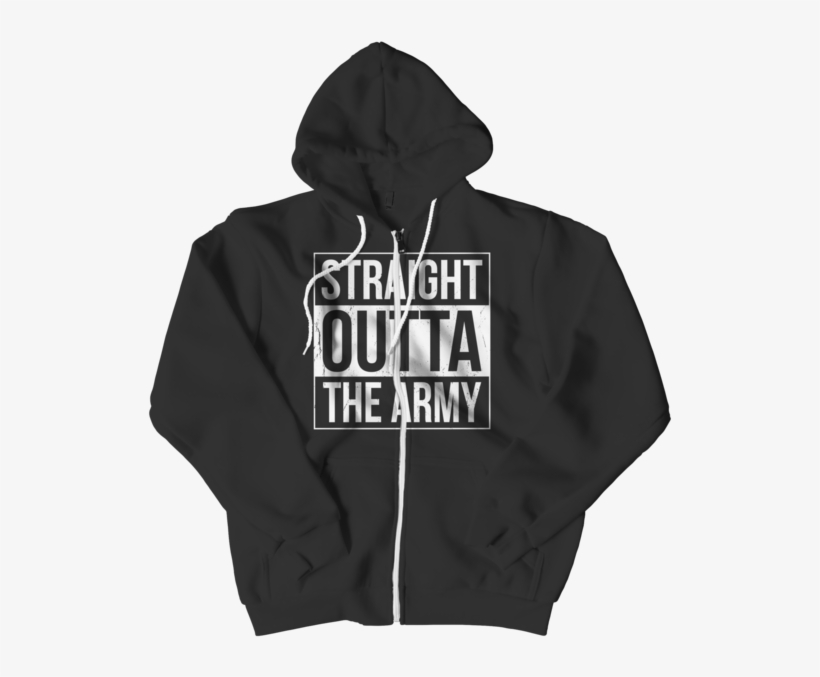 Limited Edition - Straight Outta The Army - Hoodie, transparent png download