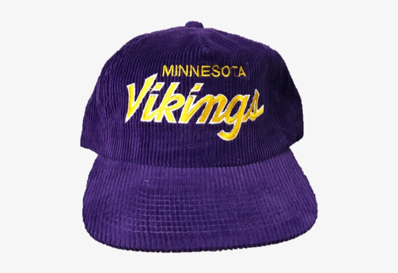 Minnesota Vikings Vintage Corduroy Zipback Hat - Hat, transparent png download