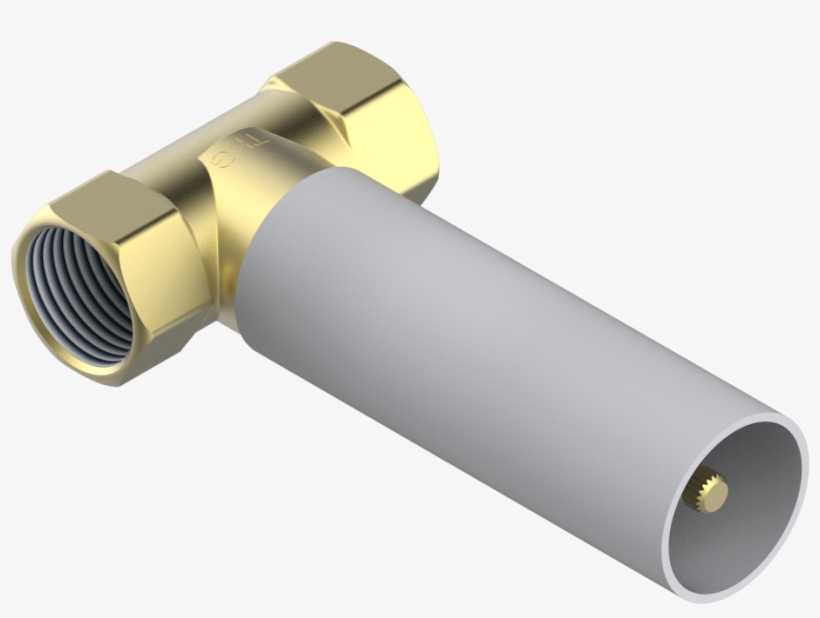 Wall Mounted 3/4" Valve With Ceramic Head, 1/4 Turn - Ceramic, transparent png download