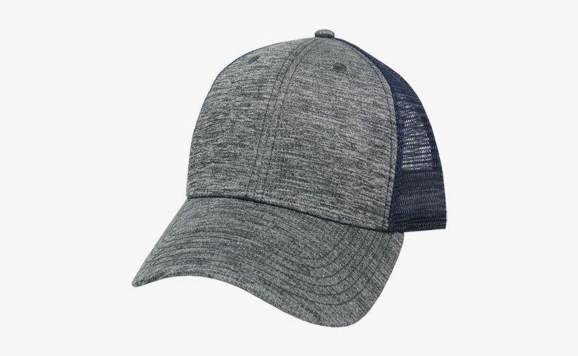 Performance Grey/navy Trucker - Leather, transparent png download