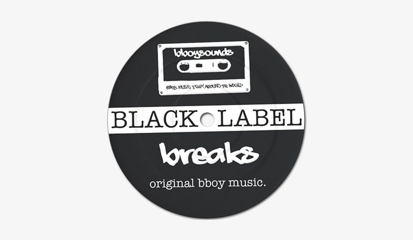 Black Label Breaks By Bboysounds - Cool Sticker Black And White Png, transparent png download