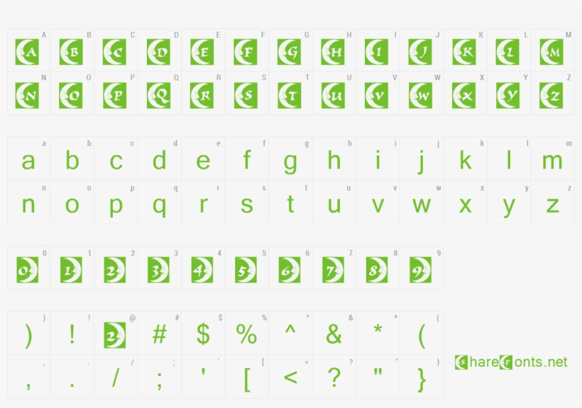 Moon Man Preview - Font, transparent png download