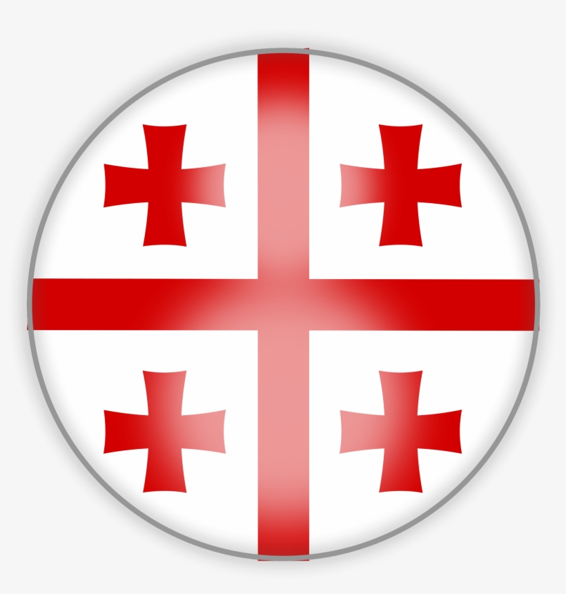 Open - Georgia Flag Circle Png, transparent png download