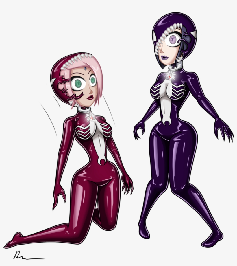 Venomhinata And Sakura - Symbiote Hinata And Sakura, transparent png download