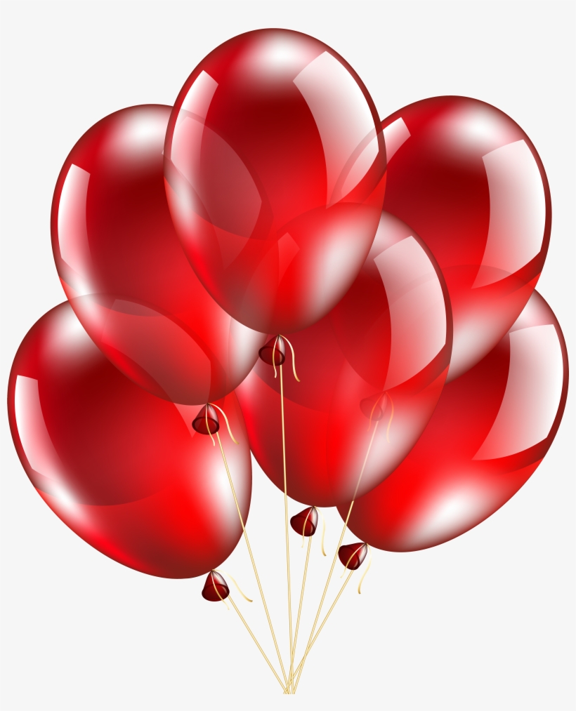 Graphic Royalty Free Library Transparent Png Clip Art - Red Balloons Transparent, transparent png download