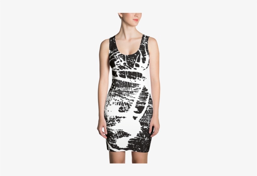 Beautiful Black & White Paint Splash Patterned Dress - Aileen Wuornos T Shirt, transparent png download