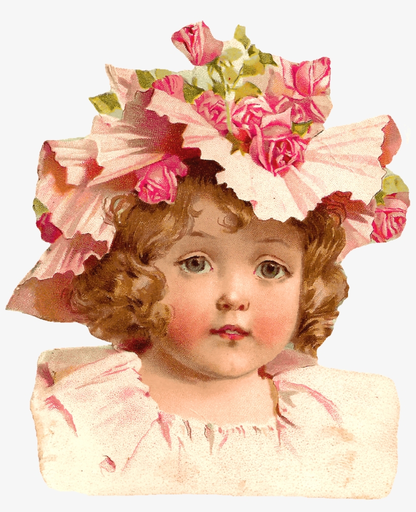 Vintage Girl Face Png - Skits Children Group 6, transparent png download