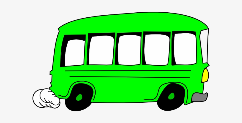 Green Bus Clip Art - Pink Bus Clip Art, transparent png download