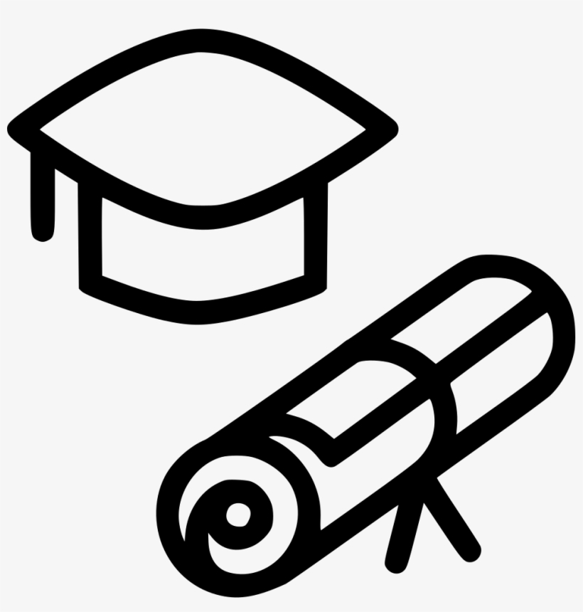Mortarboard Graduation Degree Certificate College Diploma - Graduation Ceremony, transparent png download