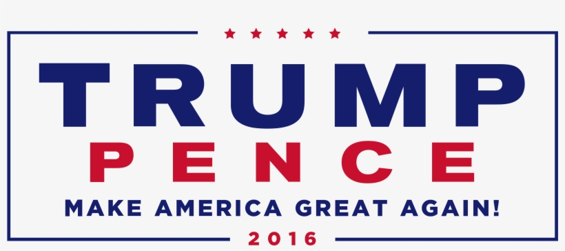 Trump-pence 2016 - Background Trump Pence, transparent png download