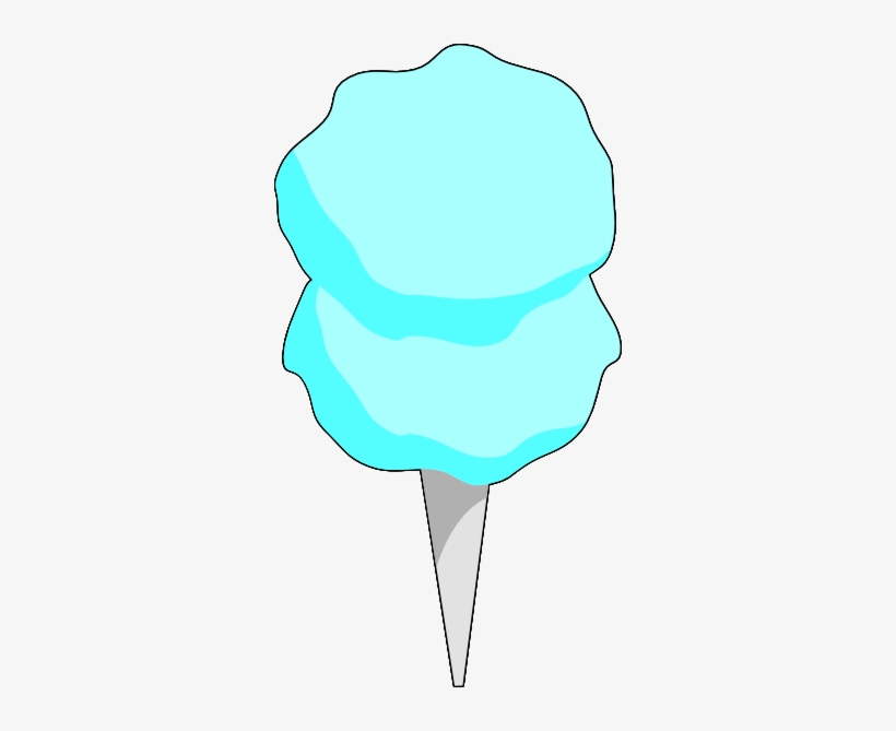 Convert To Base64 Blue Cotton Candy - Clip Art, transparent png download