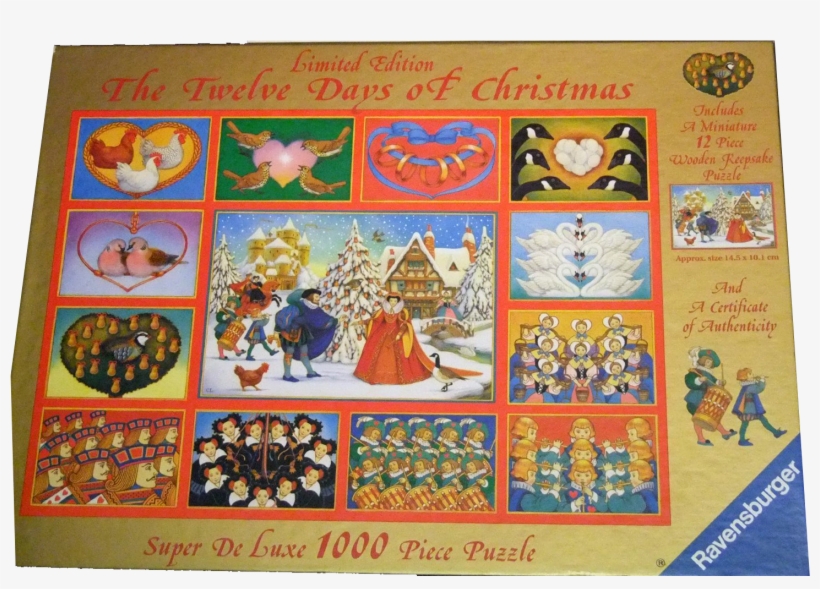 00 12daysofchristmas - Cheatwell Games Christmas Memories Jigsaw, transparent png download