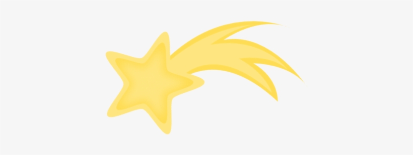 Shooting Star Clip Art Outline - Shooting Star Art Projects, transparent png download