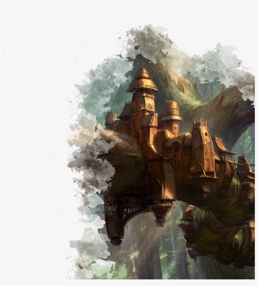 Mechanics Of Green Mana - Magic The Gathering Zendikar Art, transparent png download