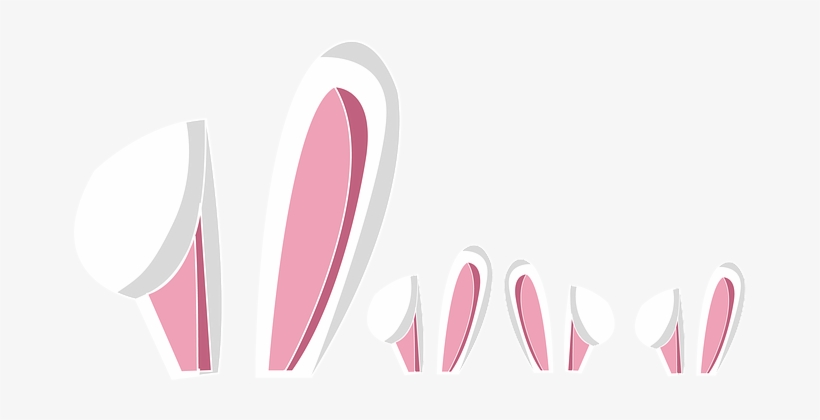Ears Easter Hare Rabbit Animal Nager Happy - Uszy Królika Png, transparent png download