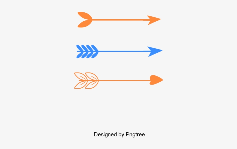 Beautiful Cartoon Cute Hand Painted Arrow Direction - Portable Network Graphics, transparent png download
