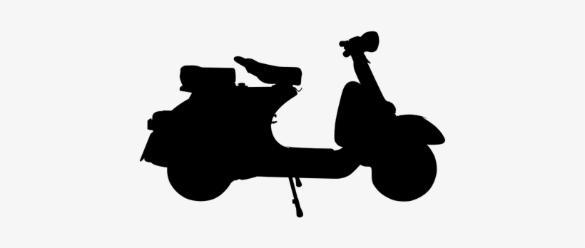 Harley Davidson Logo Silhouette - Vespa Vector, transparent png download