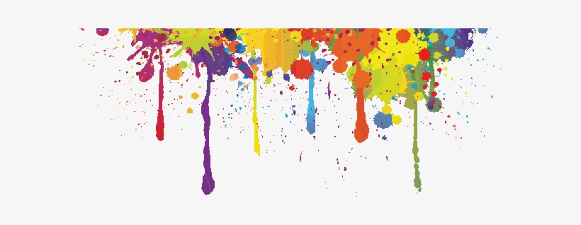 Click On Map Below - Splatter Paint Party Invitations, transparent png download