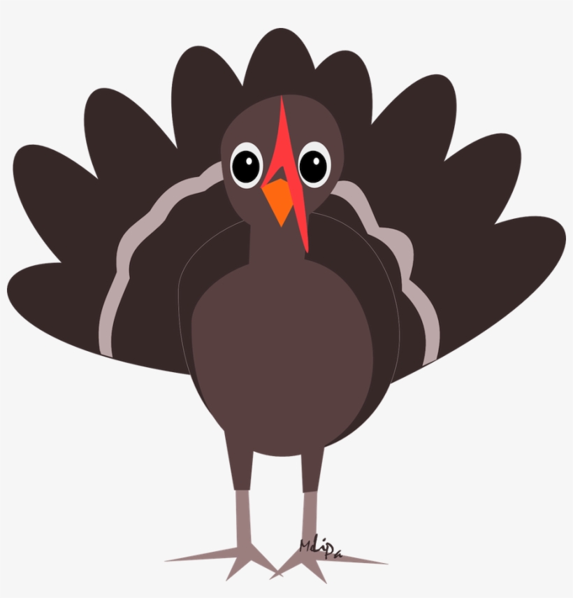 Thanksgiving Turkey Clip Art With Transparent - Happy Thanksgiving Thankful For A You, transparent png download