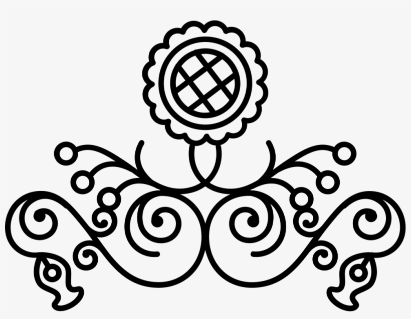 Flower Design With Multiple Vines Comments - Floral Design, transparent png download