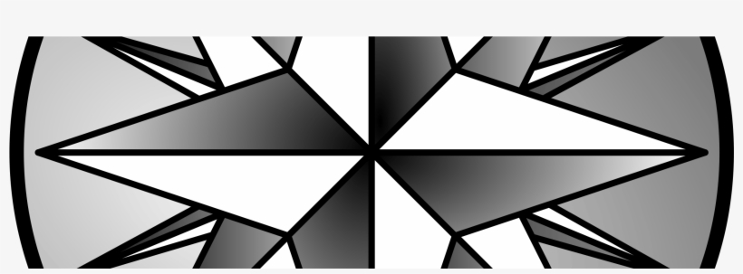 Cropped Compass Rose Seal By Mestafais D5u10e7 2400px - Compass Rose, transparent png download