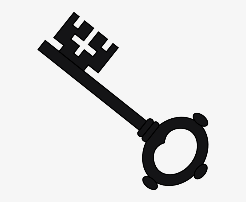 Clip Art Steampunk Diy Necklace My - Key Clipart, transparent png download