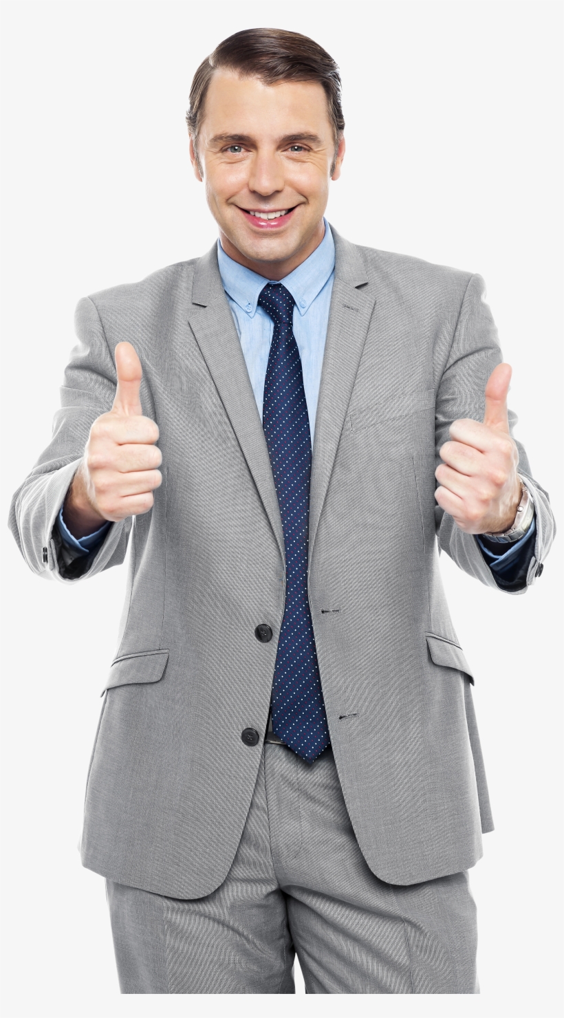 Men Pointing Thumbs Up Png Image, transparent png download