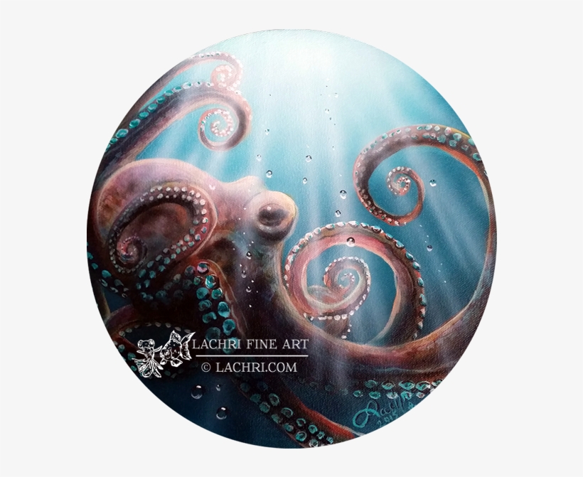 Octopus - Lachri Fine Art Octopus, transparent png download