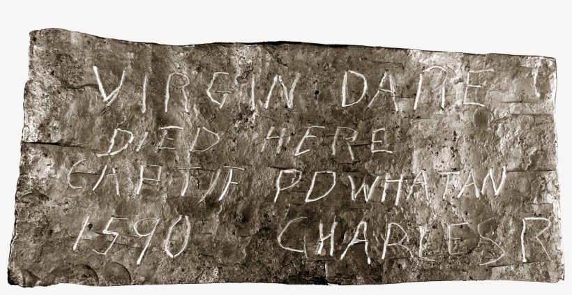 Virgina Dare Stone - Virginia Dare Died Here, transparent png download