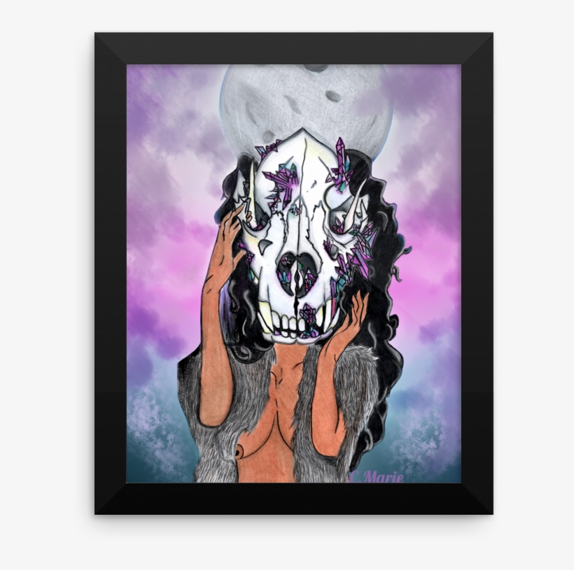 La Loba-framed Poster - T-shirt, transparent png download